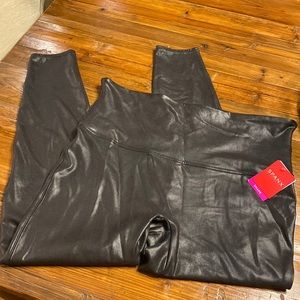 Spanx Faux Leather Leggings